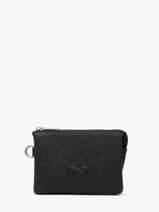 Portemonnee 2 Compartimenten Leder Nathan baume Zwart original n 302N